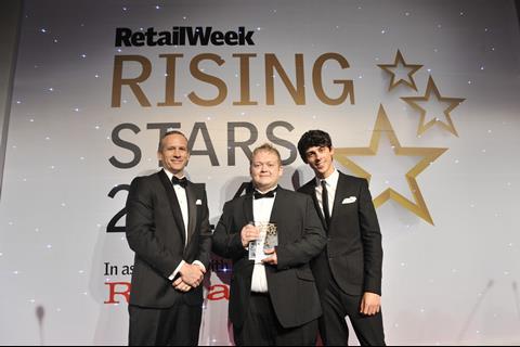 The Retail Week Rising Stars Store Manager of the year – 0 – 5,000 sq ft award was awarded to Josh Boulton of Iceland Foods.